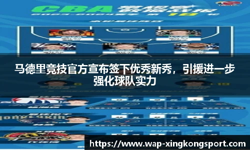 马德里竞技官方宣布签下优秀新秀，引援进一步强化球队实力